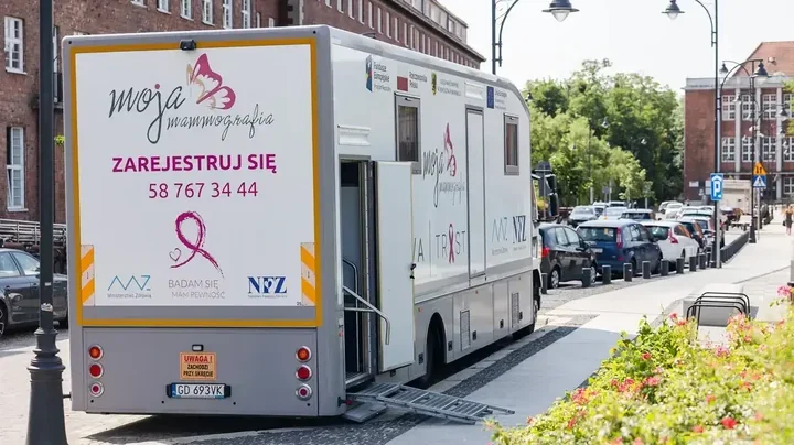 Mammobus przyjedzie do Strzegomia. Badanie piersi potrwa tylko pięć minut