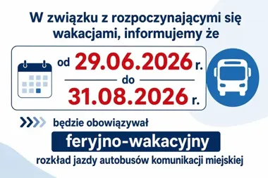 Autobusy pojadą inaczej przez całe wakacje. Zmiana startuje pod koniec czerwca