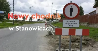 Nowy chodnik przy Olszańskiej poprawi bezpieczeństwo pieszych w Stanowicach