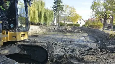 Staw w Żółkiewce przechodzi remont. Inwestycja kosztuje ponad 217 tys. zł
