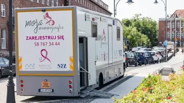 Mammobus przyjedzie do Strzegomia. Badanie piersi potrwa tylko pięć minut